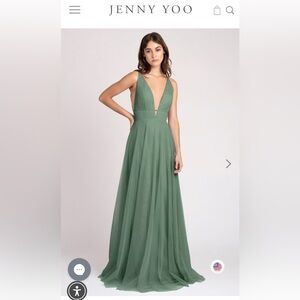 Jenny Yoo Long Bridesmaid Dress Kaelyn